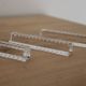 Set of 6 Cristal d'Arques knife rests model Diamond with original box.