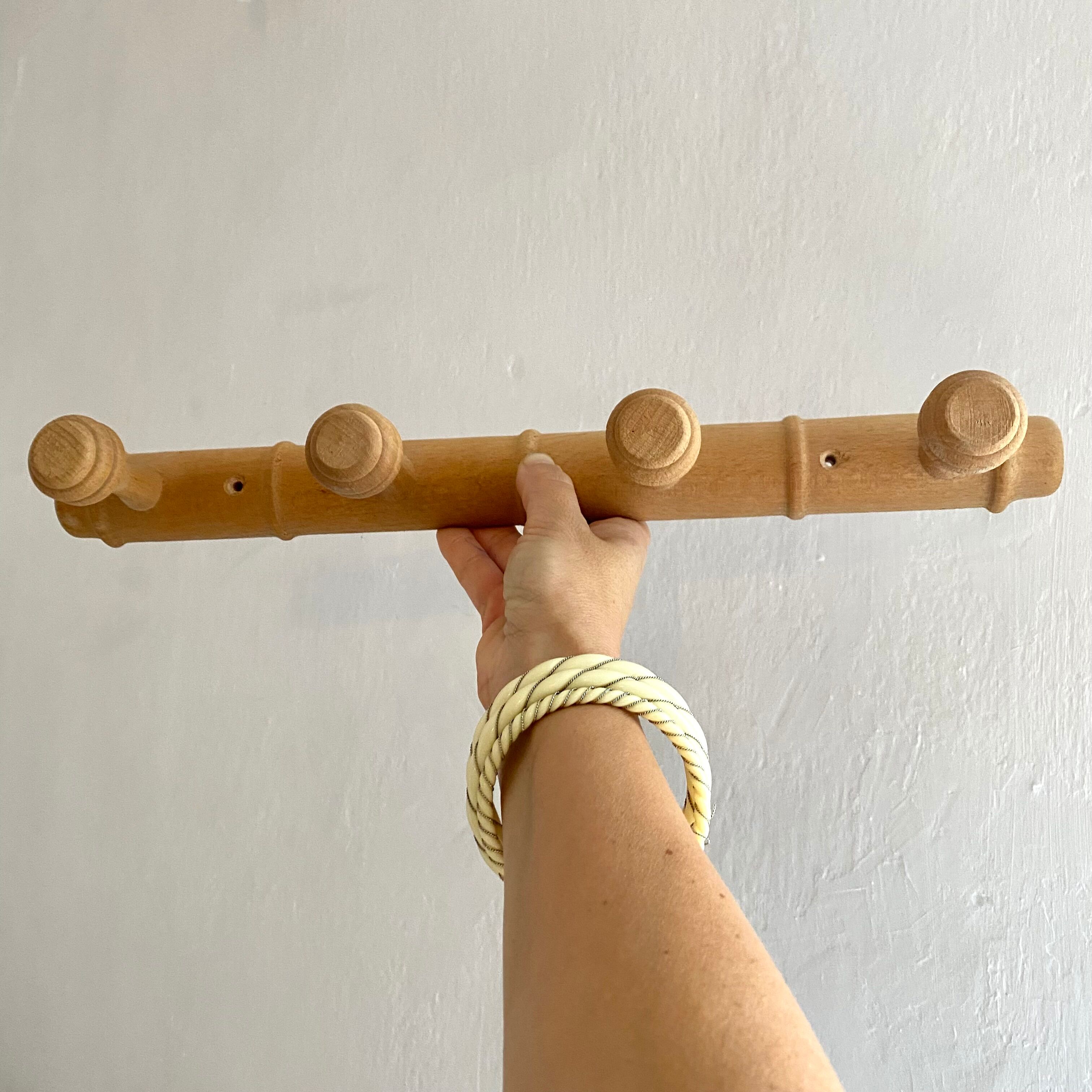 Wooden coat racks