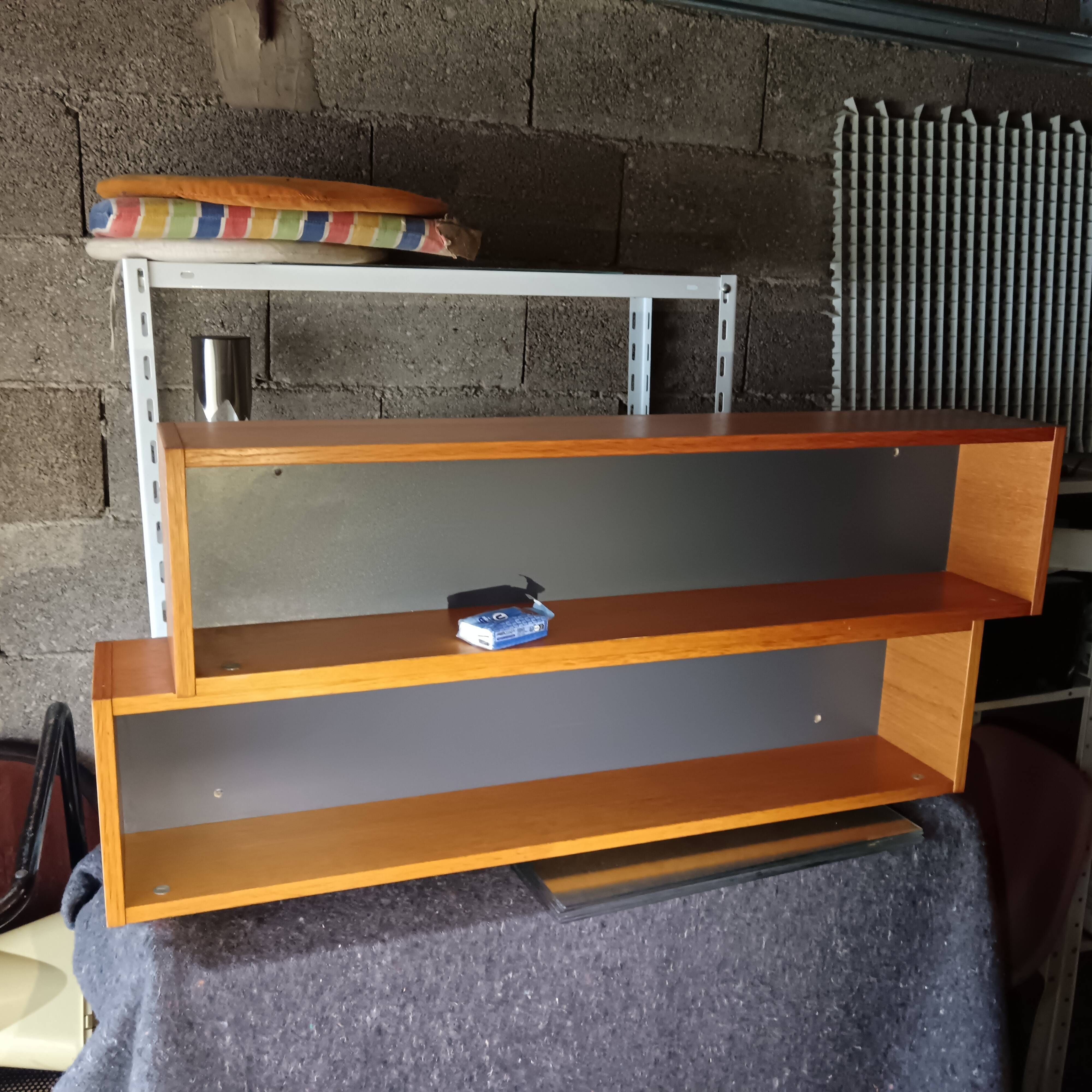 Ikea Bravad shelves 1980 made in Croatia, set of 2