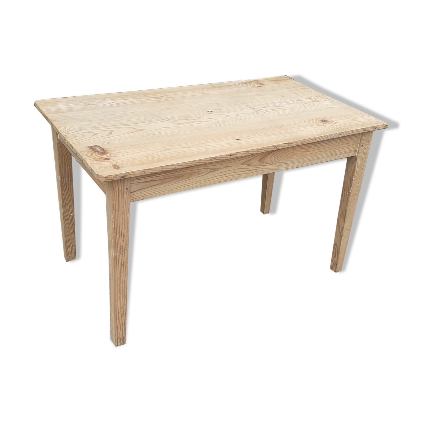 Table de ferme bois brut sapin