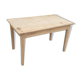 Table de ferme bois brut sapin