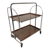 Mid-century folding serving trolley by Bremshey Solingen, 1950s