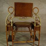 Art deco rattan dressing table 1920 (table and desk)