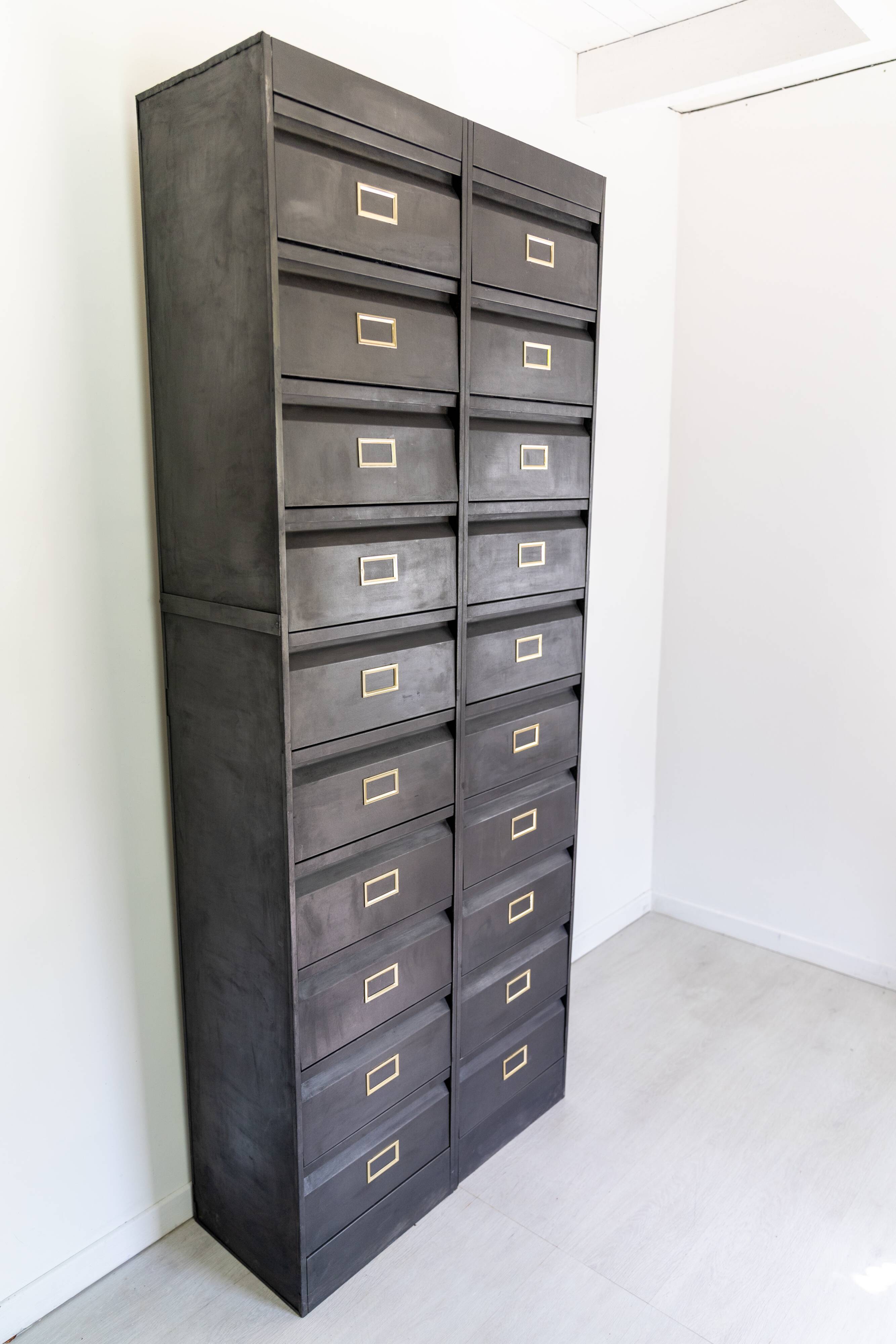 Furniture with valves 20 metal boxes