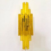 Acrylic wall lamps by Claus Bolby Cebo Industri, Denmark, 1970s, set of 2