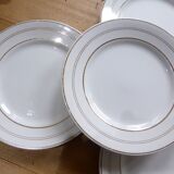 Assiettes dessert x4 porcelaine de St Amand 191105