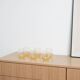 Set of six glasses, Italian design, 1970s, made in Italy