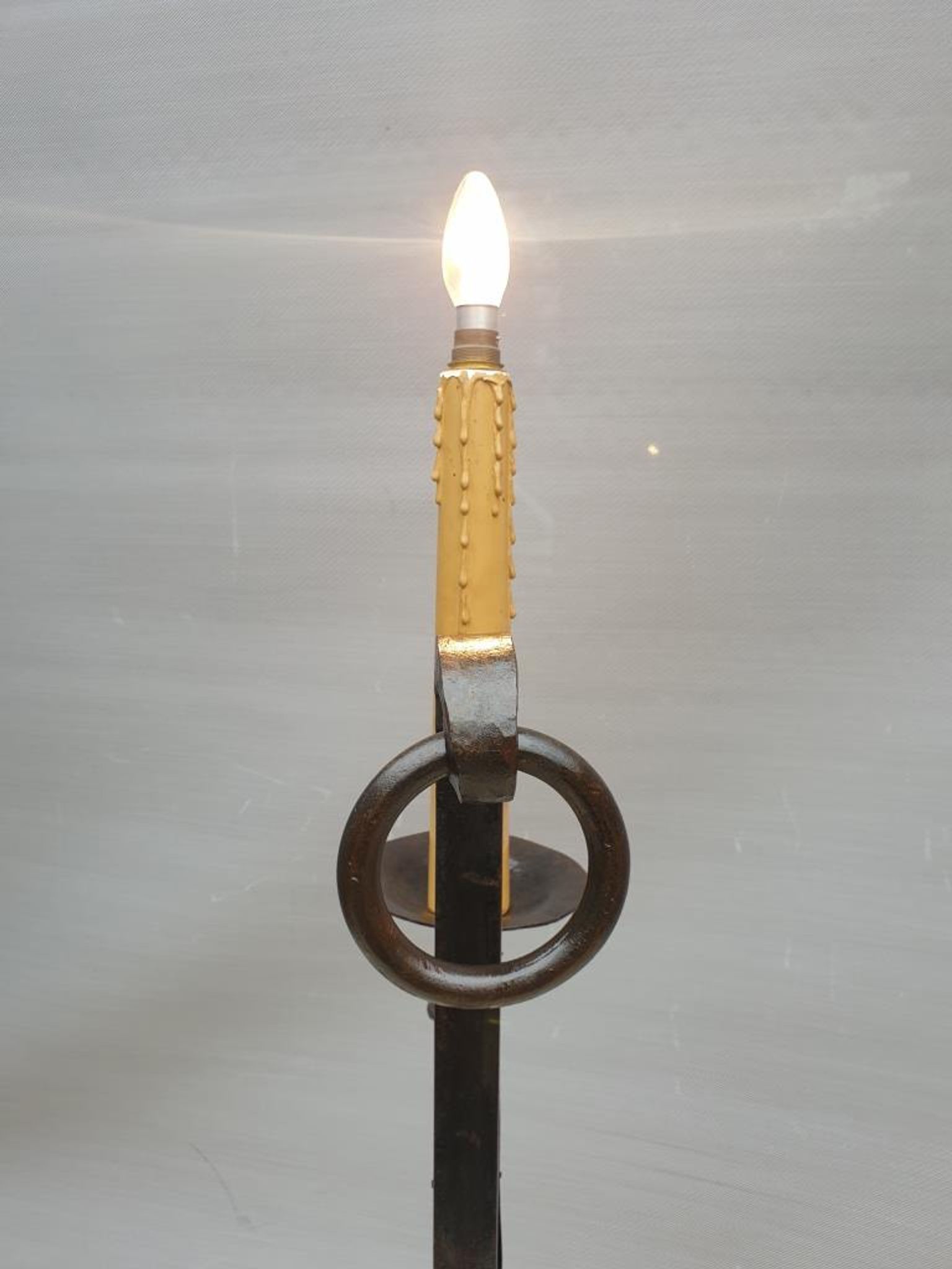 Ironwork floor lamp Jean-Pierre Ryckaert 1950, France