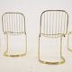 Lot de 4 chaises, Italie, années 1970