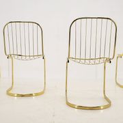 Lot de 4 chaises, Italie, années 1970