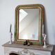 Miroir doré et vert de gris Louis Philippe - 75cm x 57cm