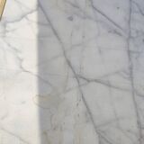 Cast iron and marble bistro table