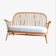 Vintage Scandinavian sofa by Lucian Ercolani 138 cm