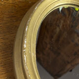 Small Italian oval-shaped mirror