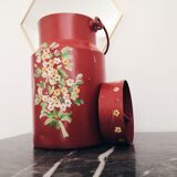 Painted pots and teapot