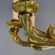 Golden bronze lustre 8 bras de lumière, france first half of the 19th century