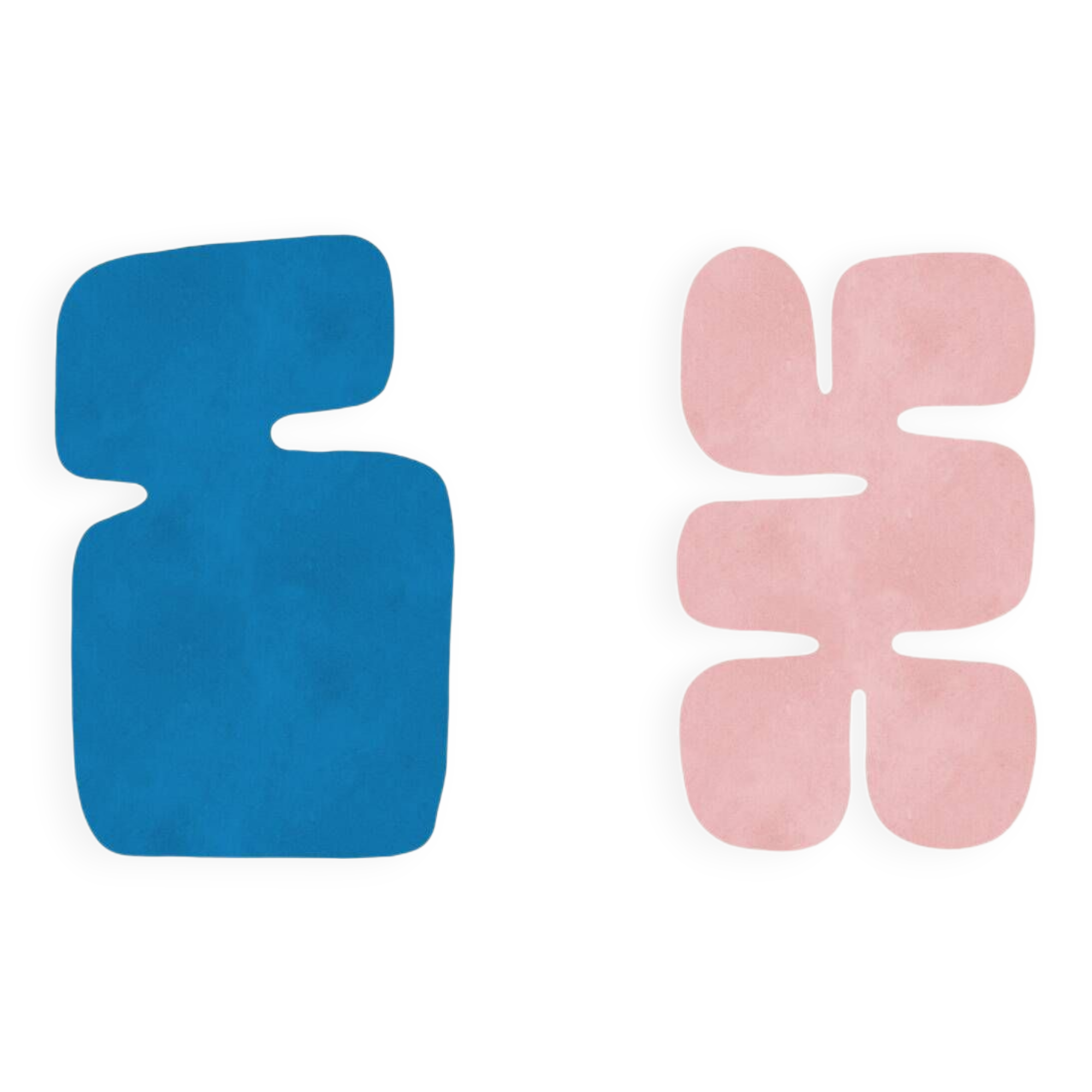 2 impressions d'art abstrait. Format A2 (42x59,4cm)