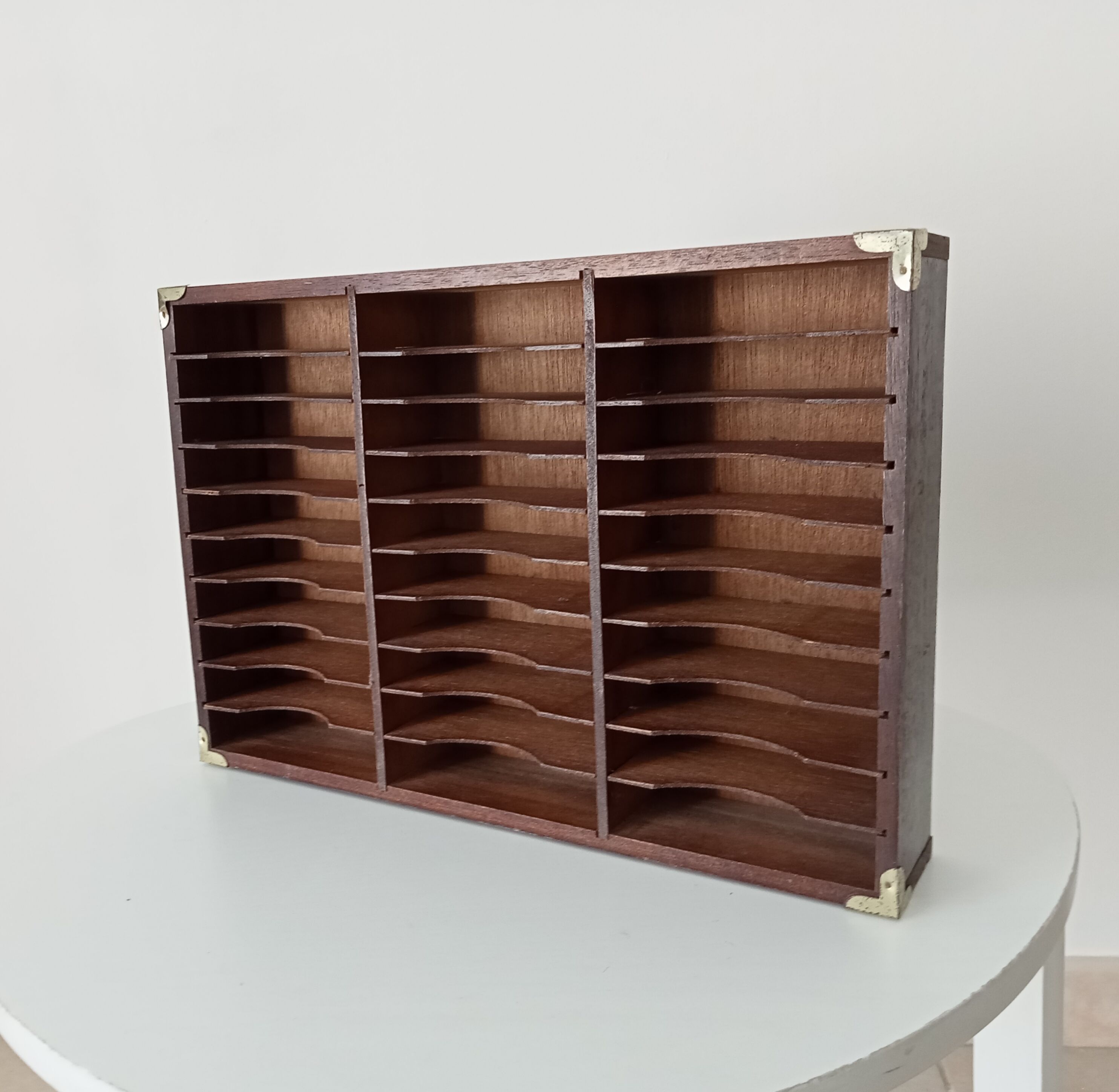 Vintage wall shelf cassette holder 70s/80s