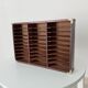 Vintage wall shelf cassette holder 70s/80s