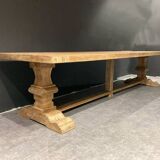 Spirito monastery table in solid oak - length 350 cm