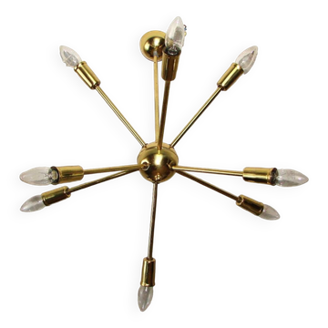 Mid century chandelier, 1970s