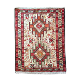 Silk Soumak rug 73x92cm