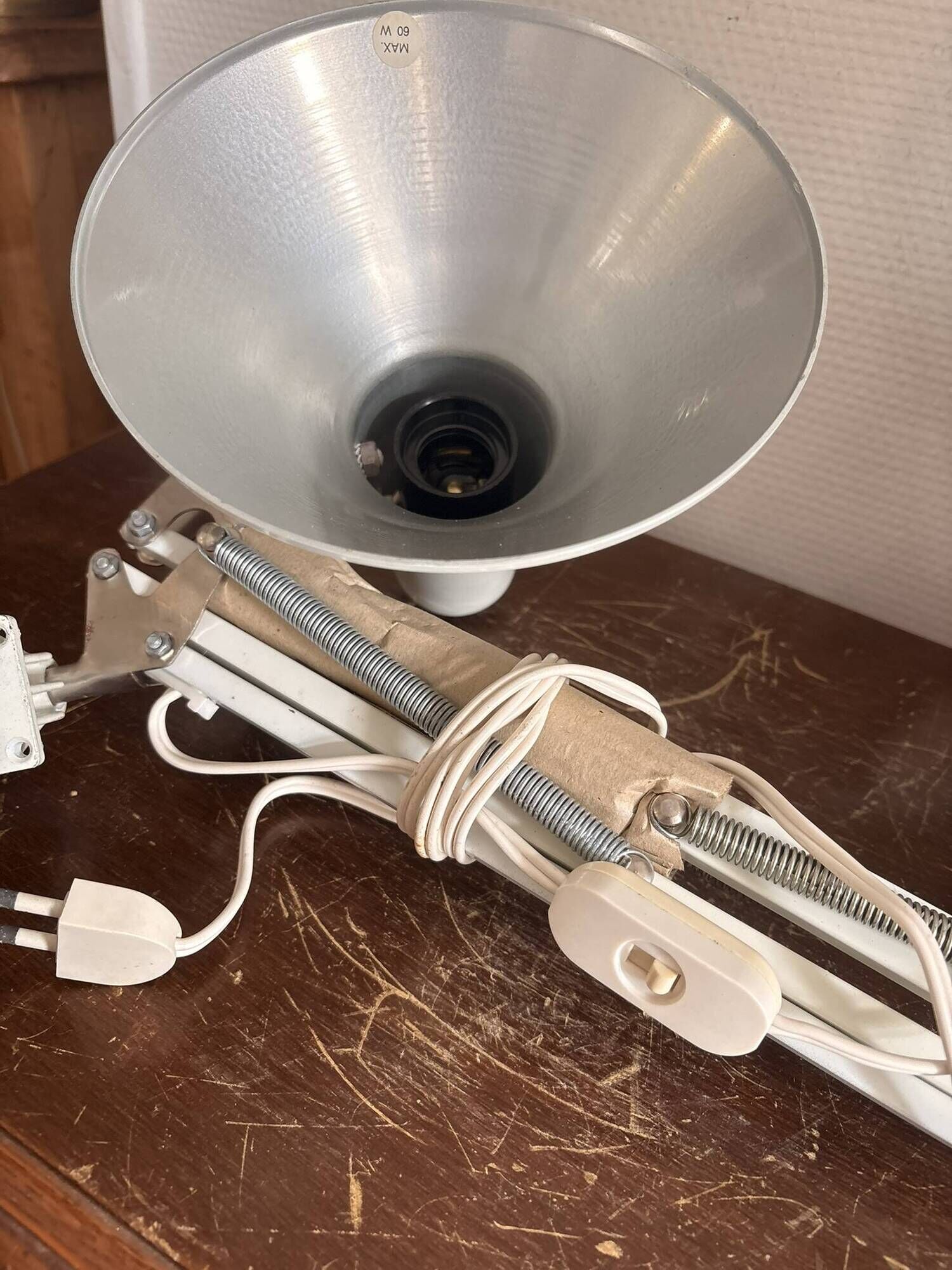 Vintage Articulated Architect Lamp Ledu Sweden Brand New Old Stock NOS