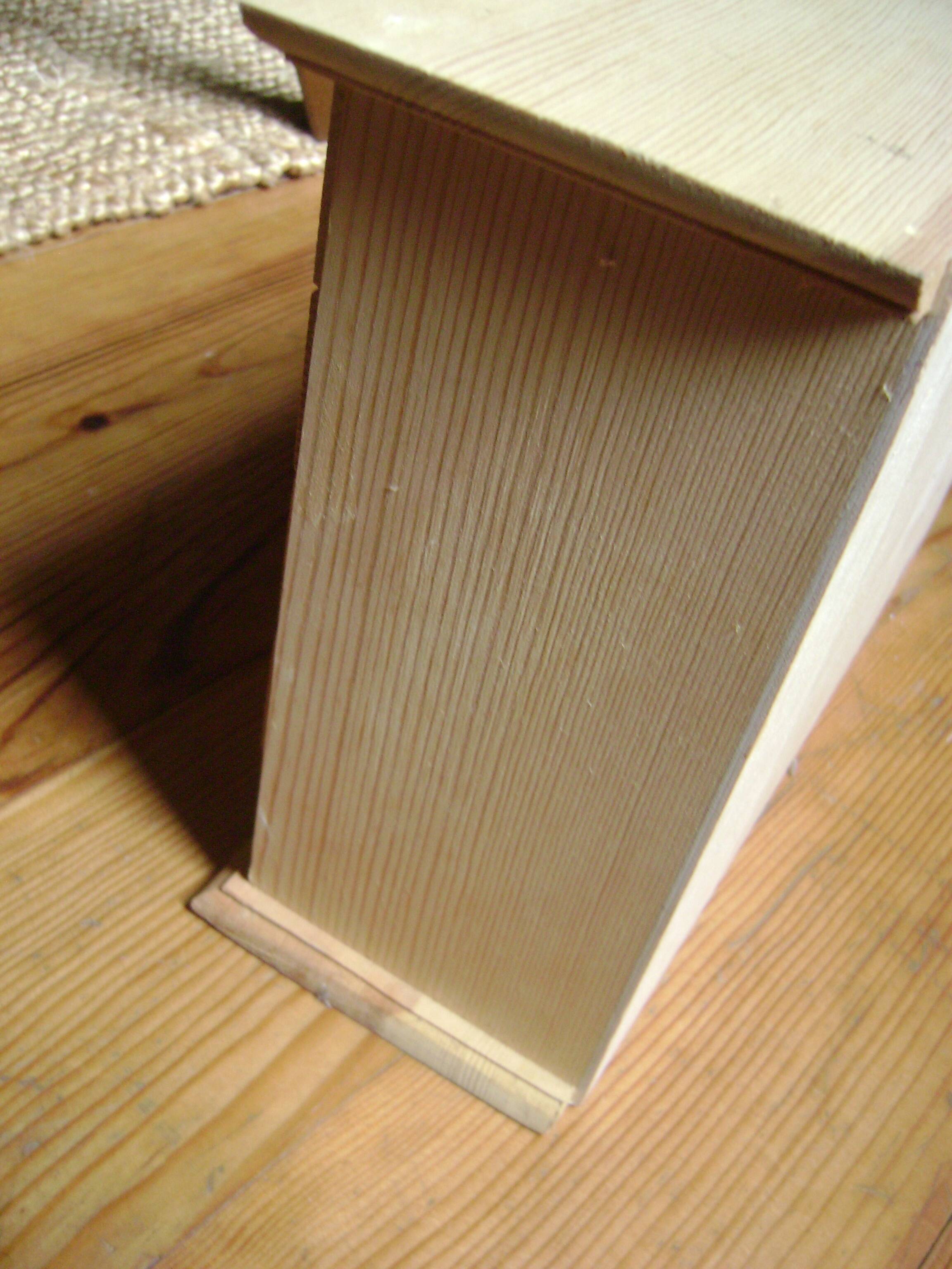 small wooden drawer unit