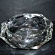 Vintage crystal ashtray - hexagonal shape - 16cm