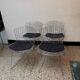 Chrome-plated side chairs by Harry Bertoia for Knoll, 1970s, set of 4