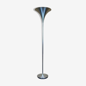 Lampadaire aluminium Doria lampes space age design 60s-70s