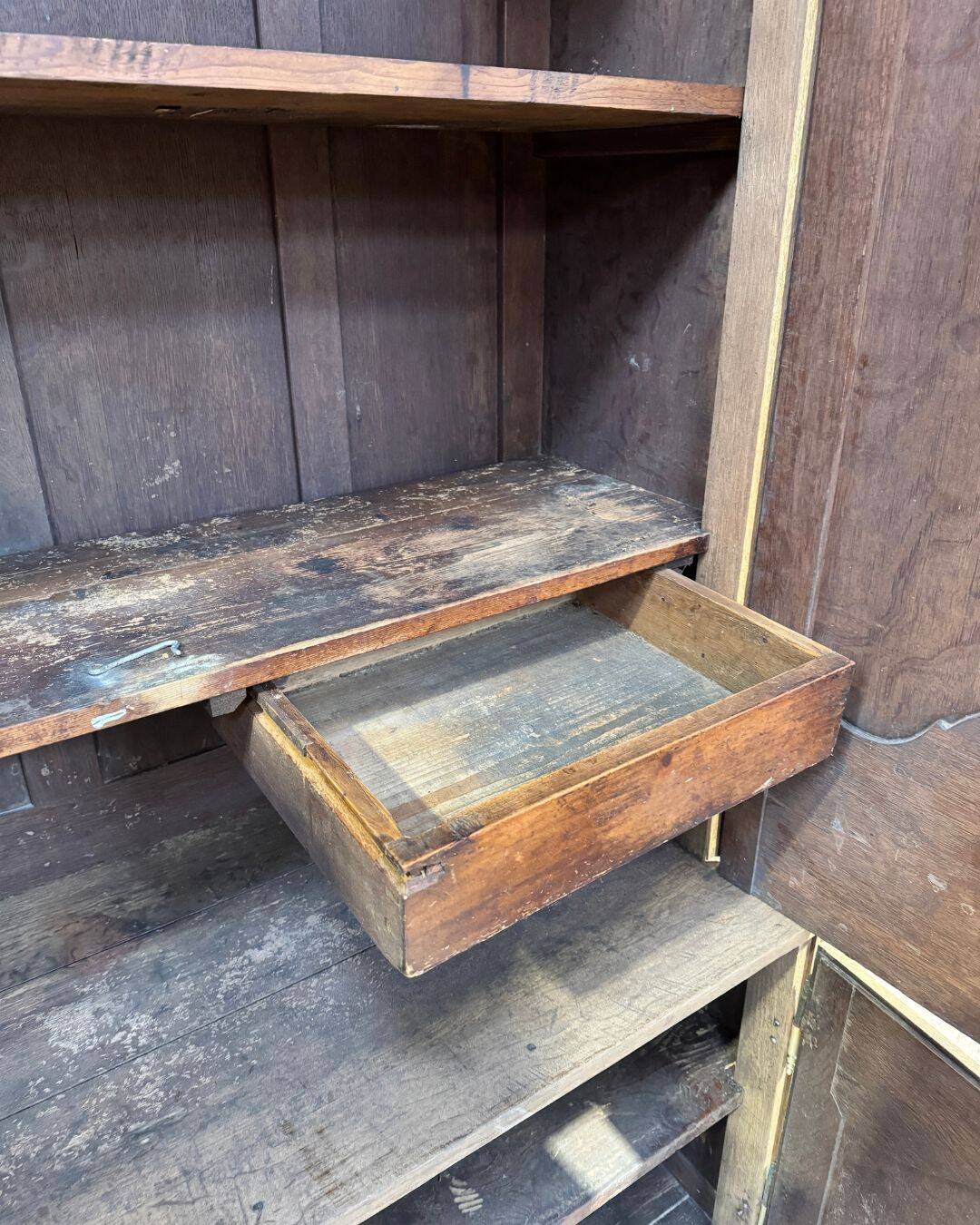 Antique sandblasted dresser