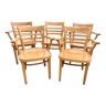 Lot de 5 fauteuils bistrot