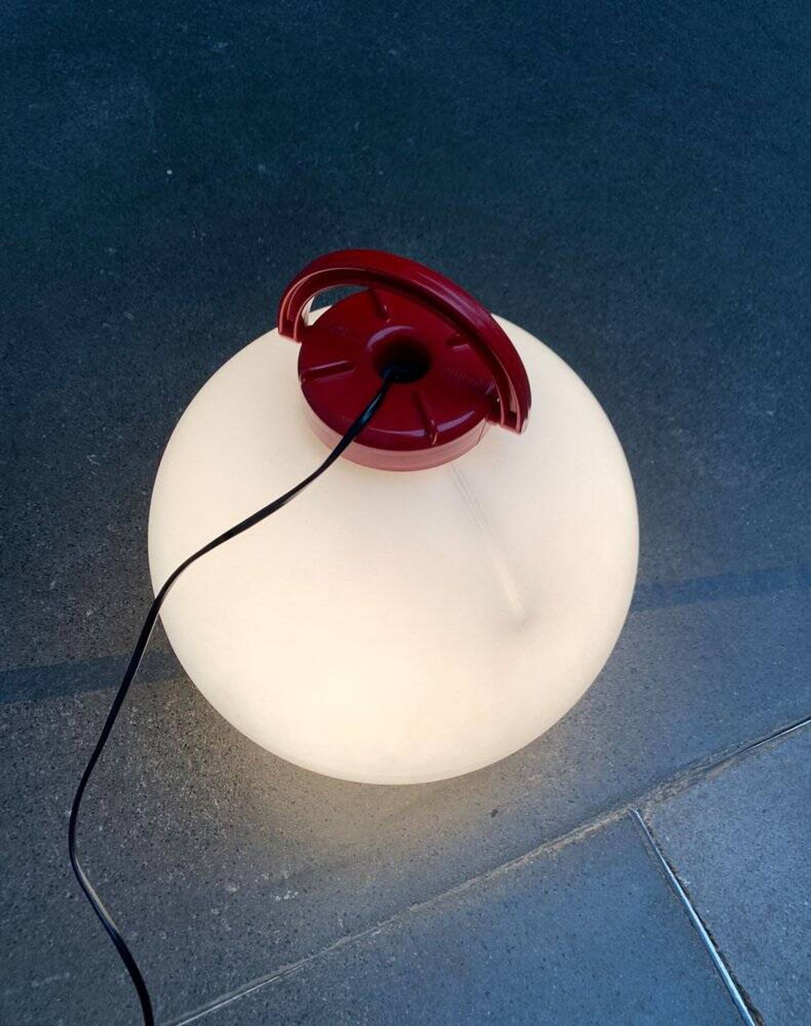 Vintage Italian floor lamp Space Age Tama by Isao Hosoe for Valenti Luce, 1970s
