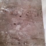 Workshop table wooden top metal base