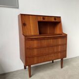 Danish teak secretary from the 60s