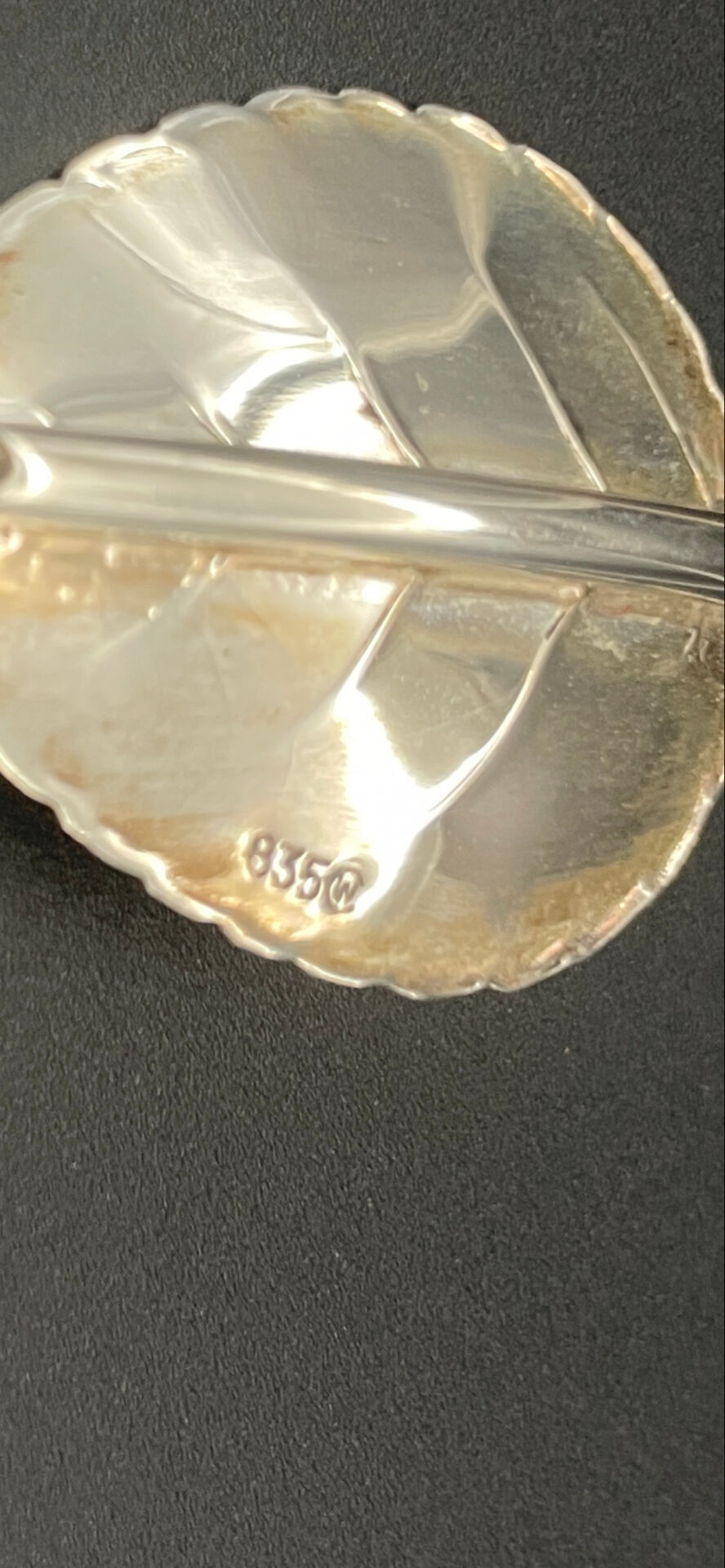 Cuillère-paille à cocktail Widmann Antik en argent 835, boîte d’origin