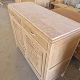 Art Deco buffet in pink marble