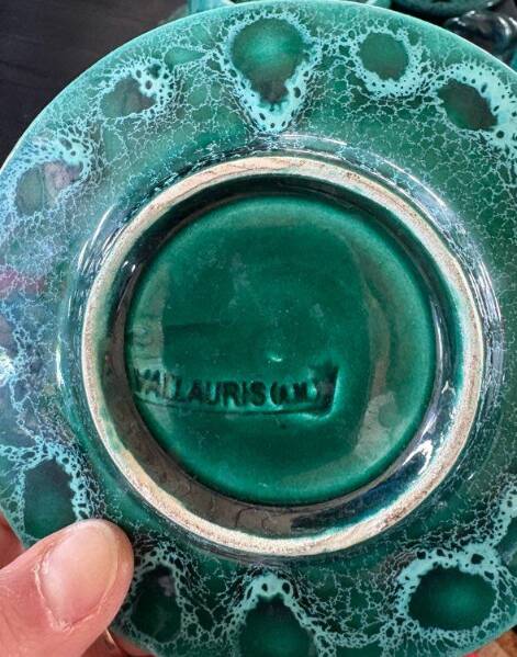 Ceramic tea service Vallauris