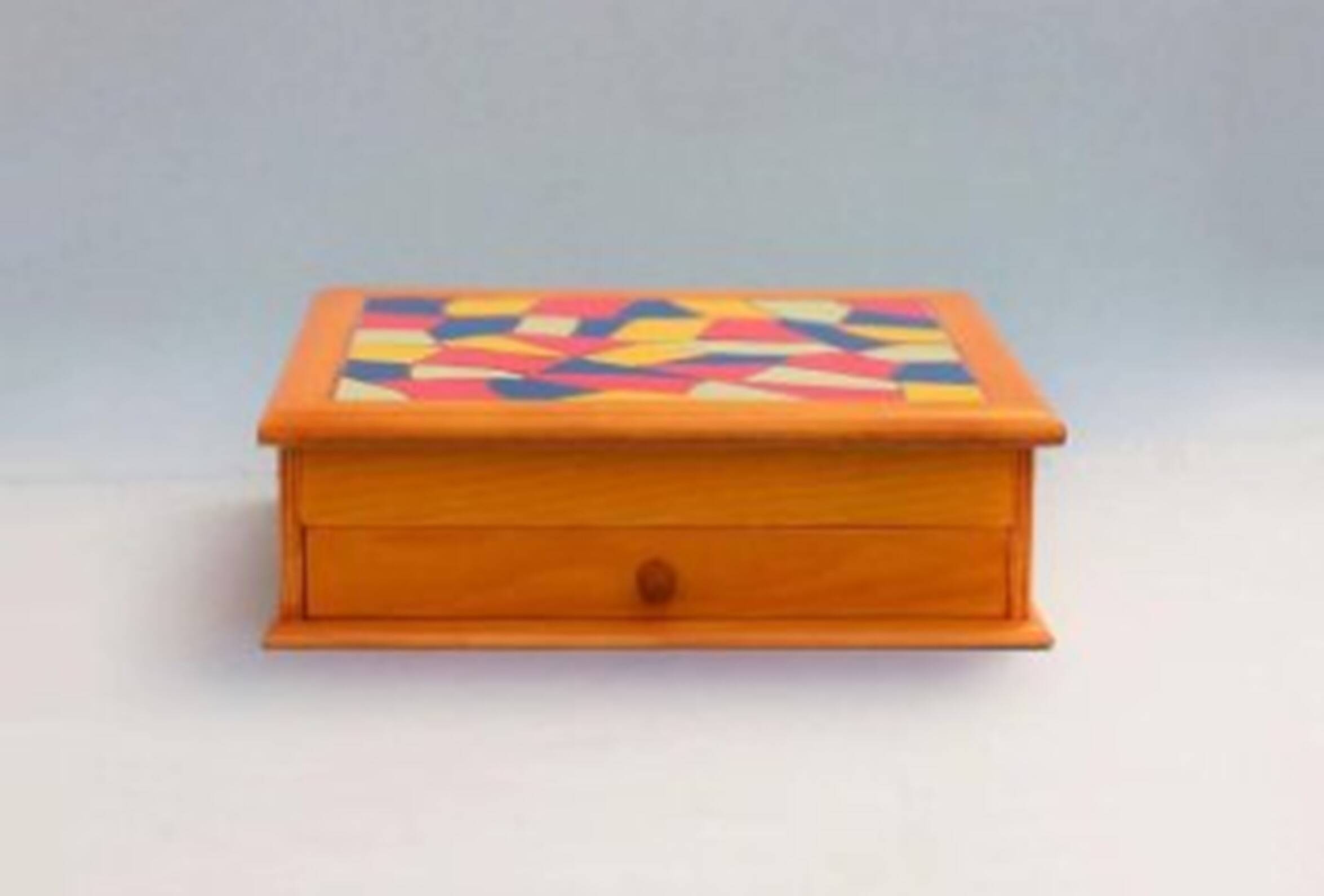 Wooden boxes decorated with Catalan