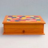 Wooden boxes decorated with Catalan