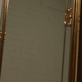 Large Revival Mirror in Gilded Resin by Deknudt Belgium 1980s