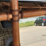 Mirror bamboo barber xl 71x120cm