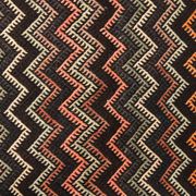 6x14 Kilim Multicolor Natural Wool Kilim Rug For Designer, 190x417 Cm