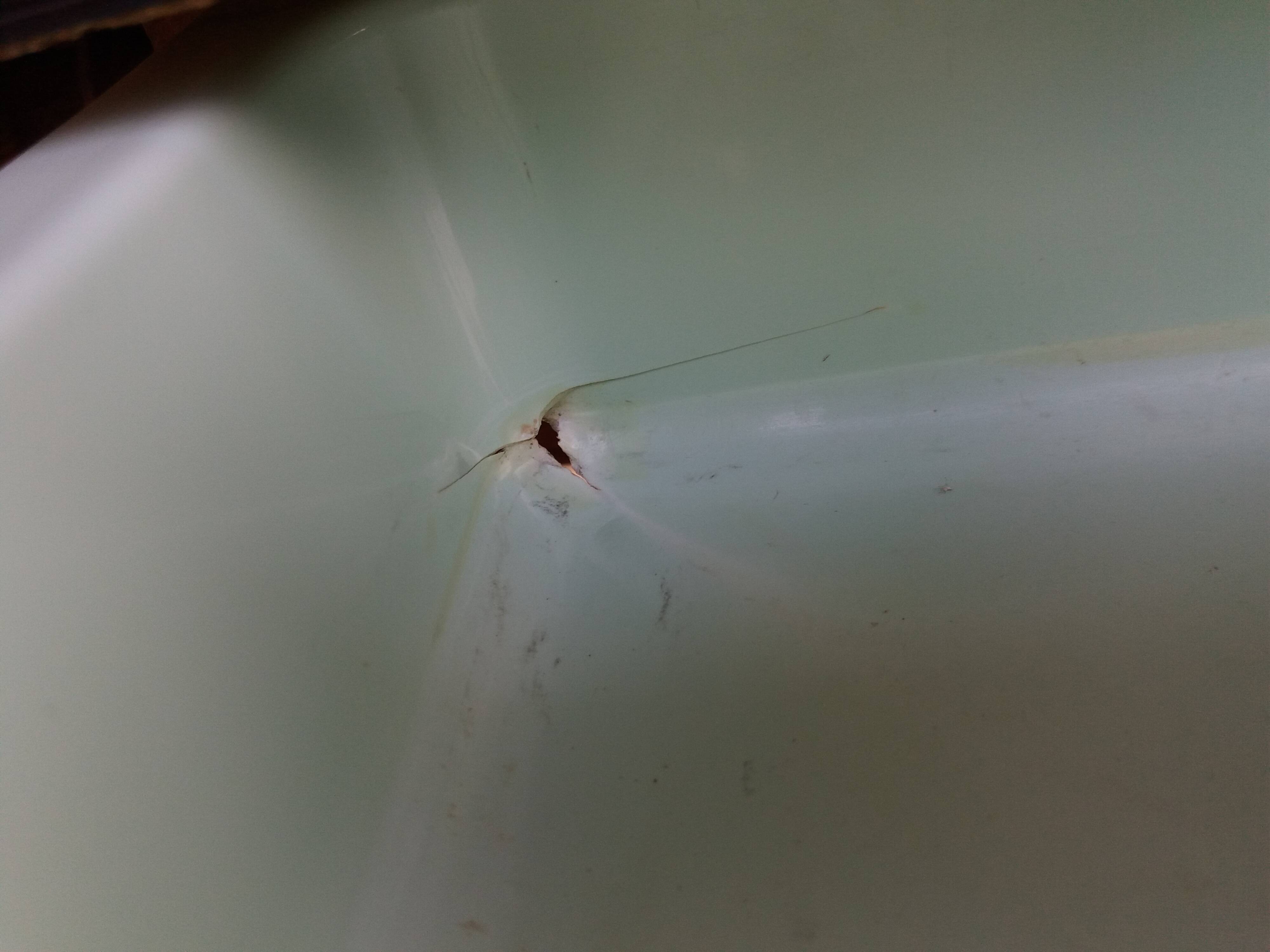 Formica and chrome-plated metal table