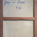 HST painting "Landscape in Jouy sur Eure" by Léon Gaudeaux (1893 / 1947)