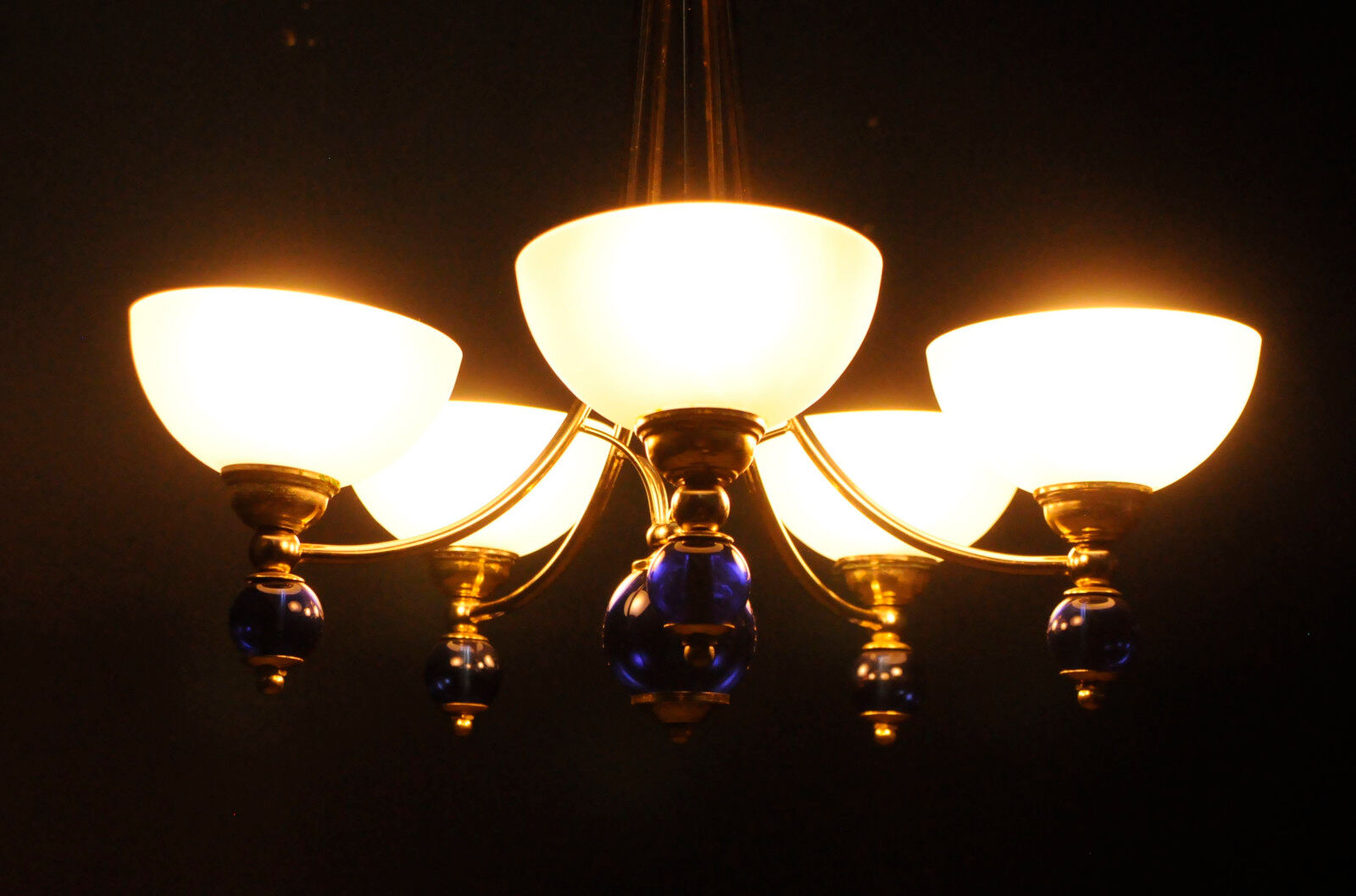 Italian chandelier signed