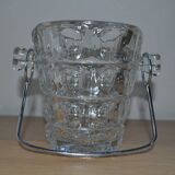 Seau à glace en verre vintage