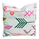 Handmade Berber wool cushion: Moroccan Kilim cushion (45x45cm)