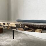 1950s Madagascar aragonite coffee table